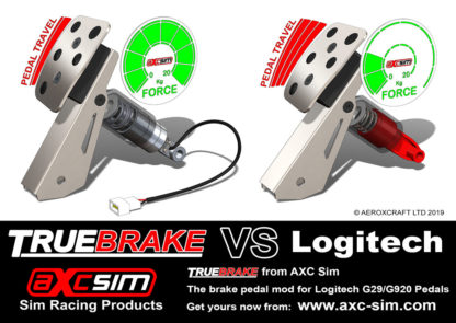 TrueBrake Mod d'AXC Sim pour le Logitech G25/G27/G29/G920/G923