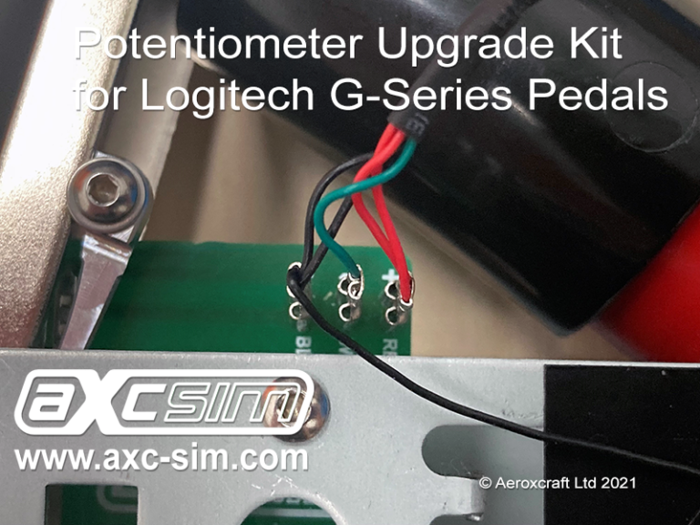 Potentiometer Upgrade Kit For Logitech G Series Pedals V G G G G G Axc Sim